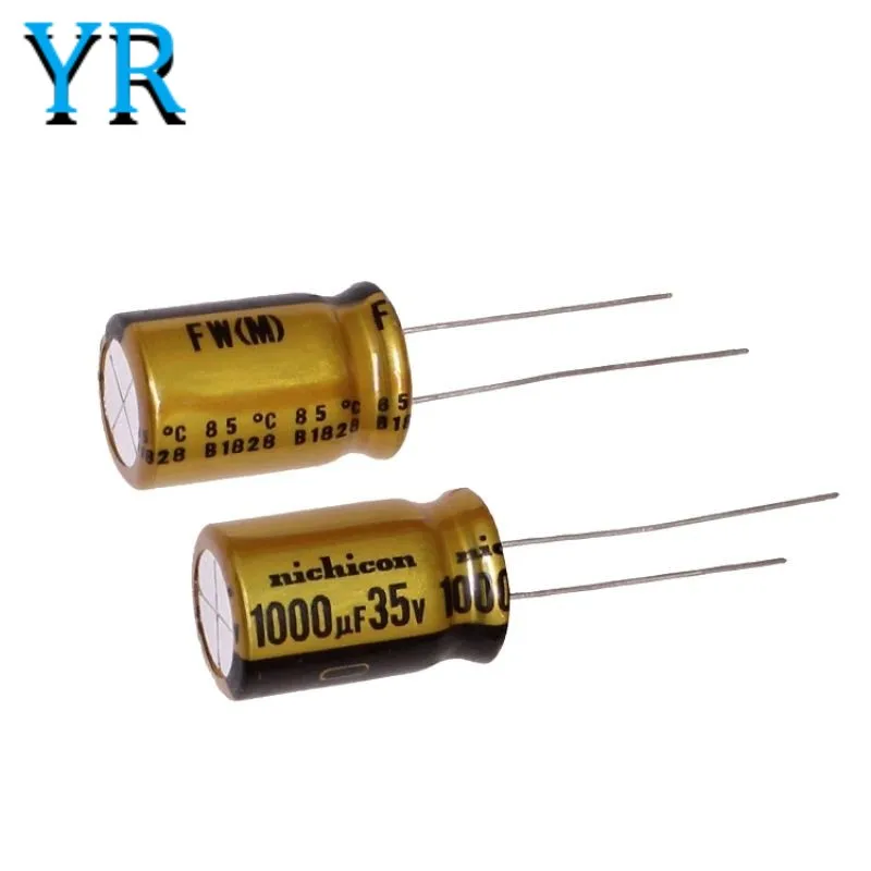 

10pcs NICHICON 1000UF 35V 12.5X20mm FW Series Electrolytic Capacitors Hi-Fi Audio Capacitor New and Original 35V1000UF 12.5*20MM