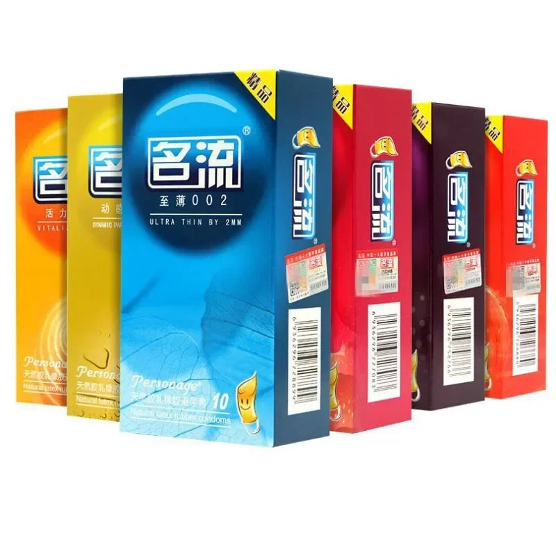 60PCS Ultra Thin Condoms PERSONAGE Particle Spike Condom Intimate Double Lubricated Adult Sex Product Contraception for Male 6