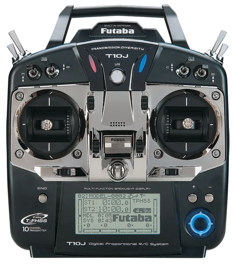 Futaba T10J 2.4GHz 10-Channels Remote Control With R3008SB Receiver For FPV Multicopter / Rc Drone / Rc Model Parts thumbnail 3