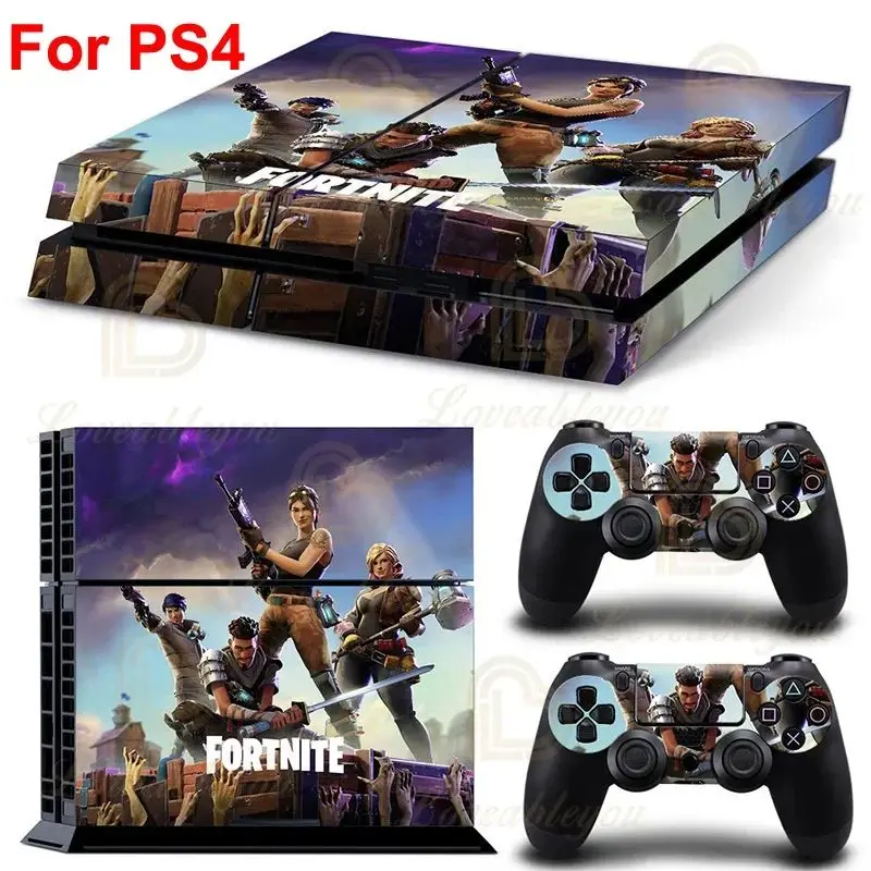 Pegatinas de consola FORTNITE Ninja para SONY PS5 edición Digital, calcomanías de piel de Color de cuerpo completo para mando de PlayStation 5