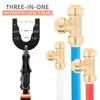 Disconnect Tong Tool Push-to-Connect for Fitting Removal Demount Brass Fit Clamp 1/2'' 3/4'' 1'' Fittings