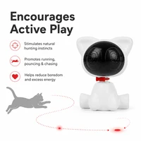 Smart Infrared Laser Toys for Cats 360° Rotating Automatic Sensing Cute Space Cat Toy Rechargeable Cat Soothing Pet Supplies 3