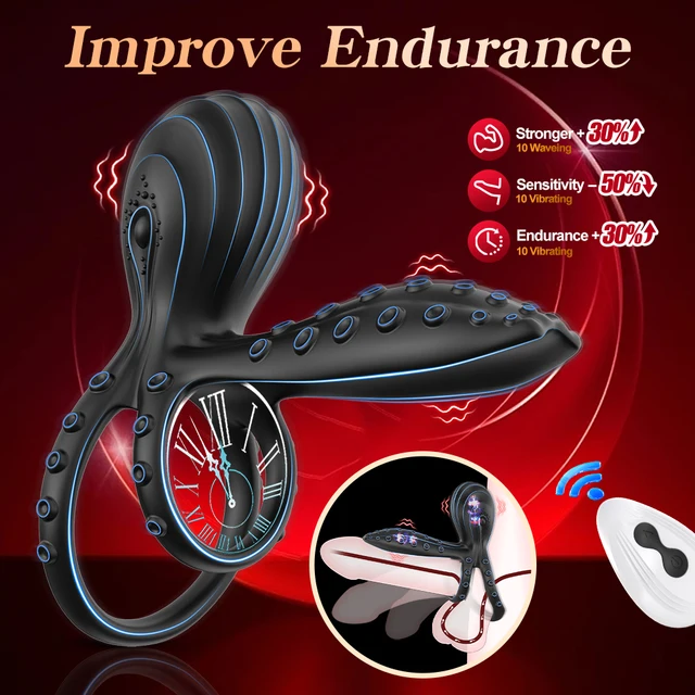 Remote Control Dual Penis Ring 1