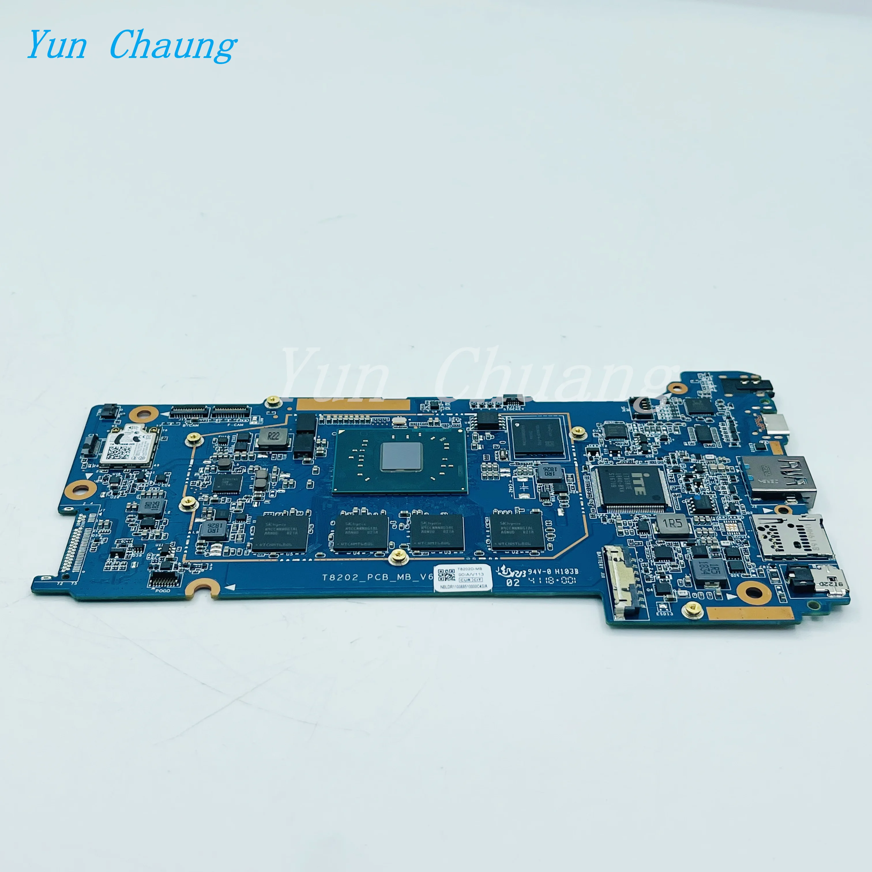 T8202_PCB_MB_V6 Mainboard For Acer Switch SW312-31 Tablet Laptop Motherboard With N4200/N3350 CPU 4GB-RAM 64G/128G SSD 100% test