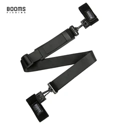 Fishing Rod Carrying Strap with Shoulder Sling and Security Features (Black)
