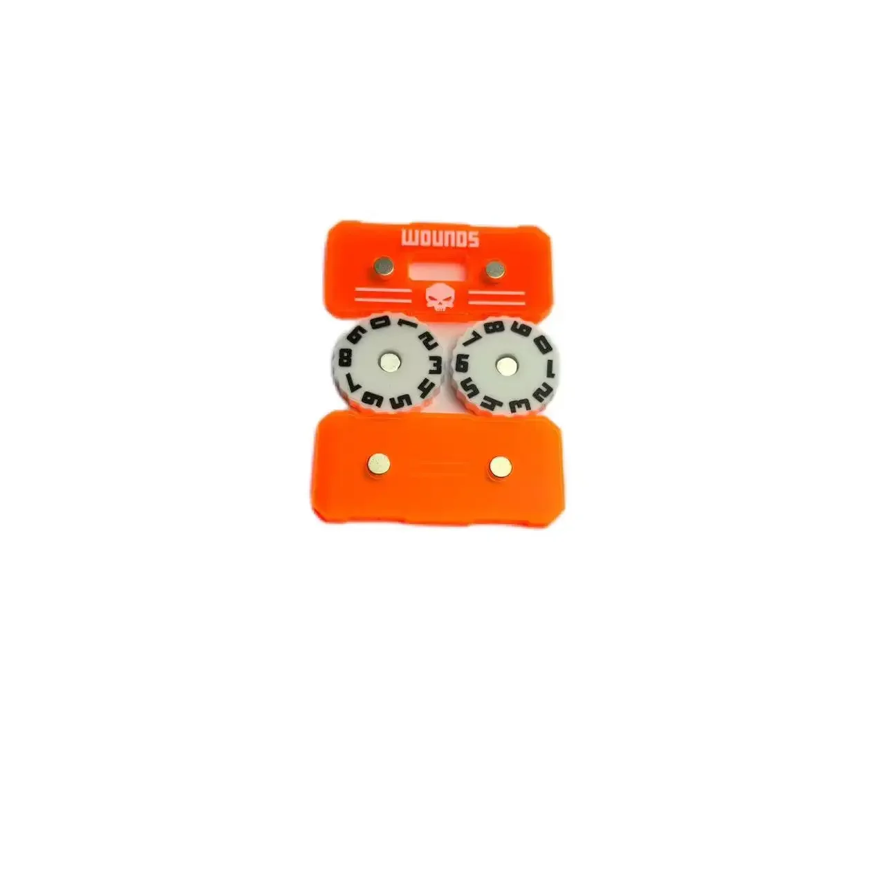 WoundsTracker for Fantasy & Sci-Fi Model Building Kits: 41x20x9mm Wound Tracker