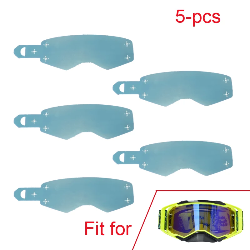 

Rubber Film Tear-Off for Goggless Outdoor Sport Sunglasses Motorcycle Motocross Dirtbike Universal Helment Replacement Accessory