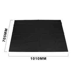 Waterproof Leather Motorcycle Seat Cover - Universal Fit (Black)