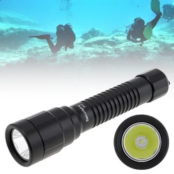 SecurityIng 1500 Lumen Diving Flashlight  9° Narrow Beam Underwater Scuba Torch SST40 LED IP68 Waterproof Dive Safety Lights