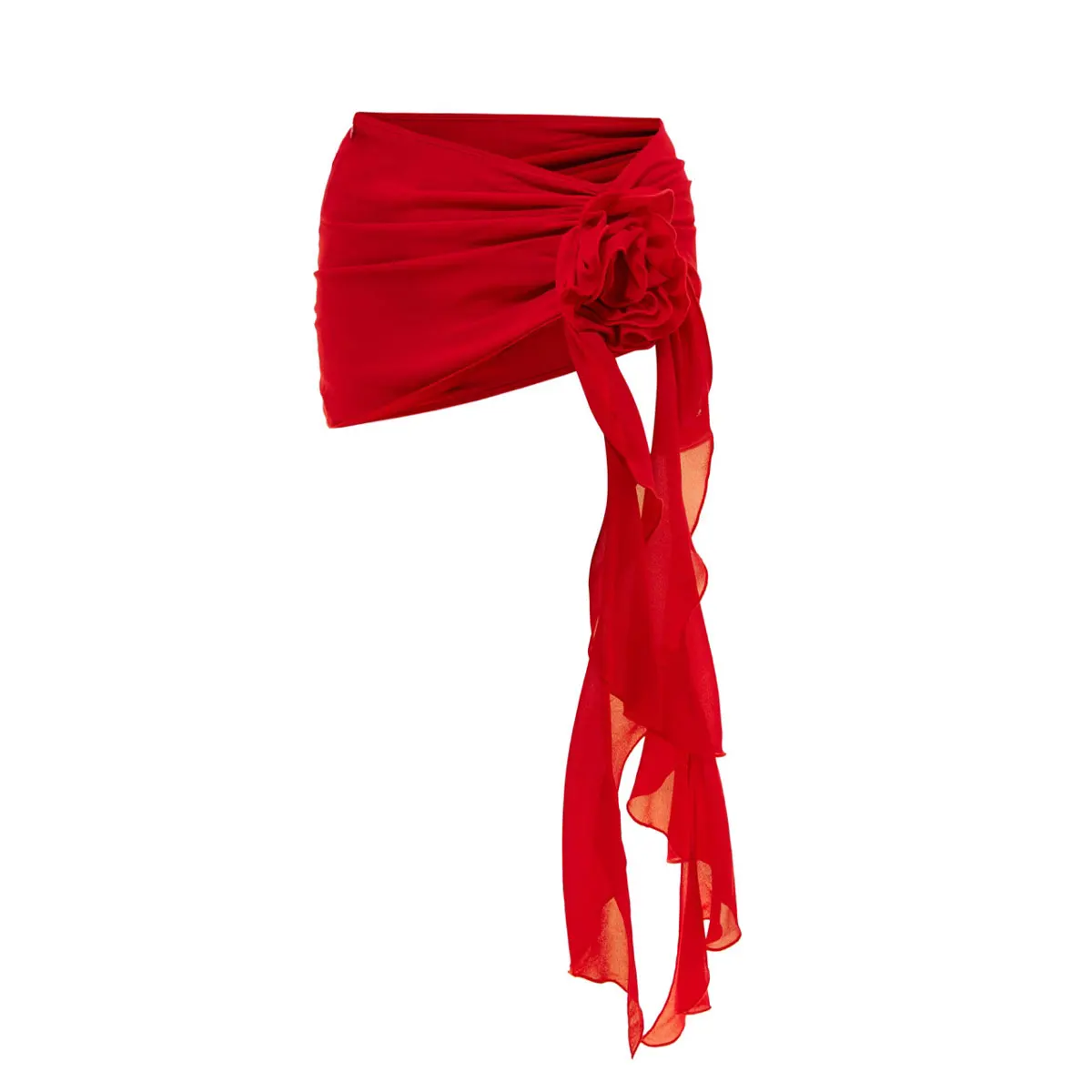 2025 Red Flower Swimsuit With Cover Up Desire Swim Suit Luxury Women Swimwear Sexy Hollow Bikini Beachwear Bodysuit Bathingsuit