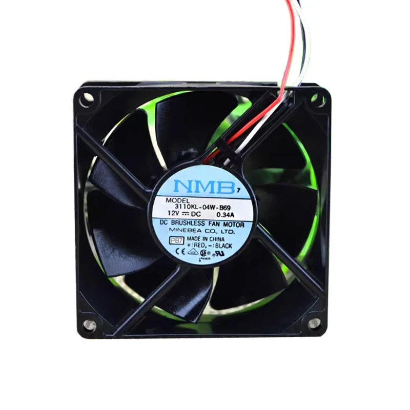   NMB 3110KL-04W-B69, 12V  ,  ũ ð ǳ, 8cm cm