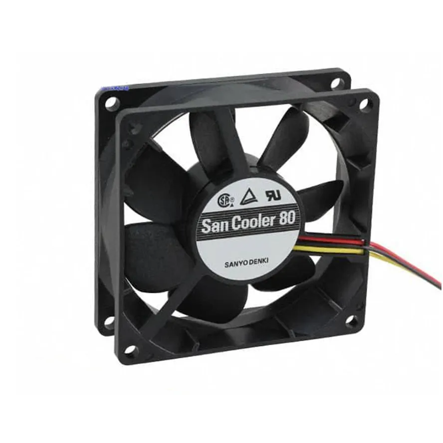 

Sanyo 9A0824H4D01 двойной шарикоподшипник DC24V 8025 80 мм 80x80x25 мм вентилятор охлаждения 3pin