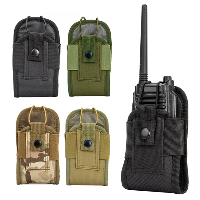 Tactique Molle Radio Talkie-walkie Pochette Taille Sac Support