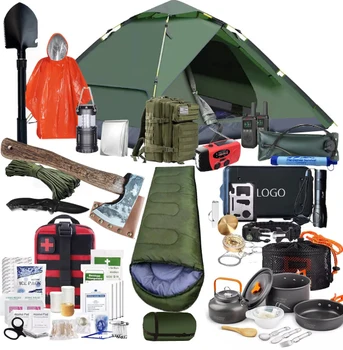 2–3 Person 72-Hour Outdoor Survival Backpack Kit 1