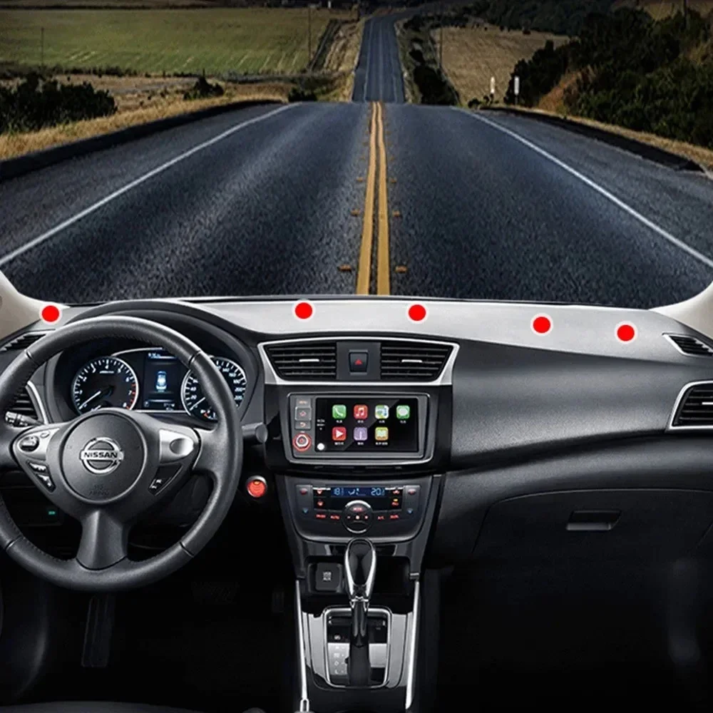 Upgrade Car Phone Holder 360 Degree Rotate Dashboard Non-slip Mat Adjustable Rubber Mount Holder GPS Mobile Phone in Car