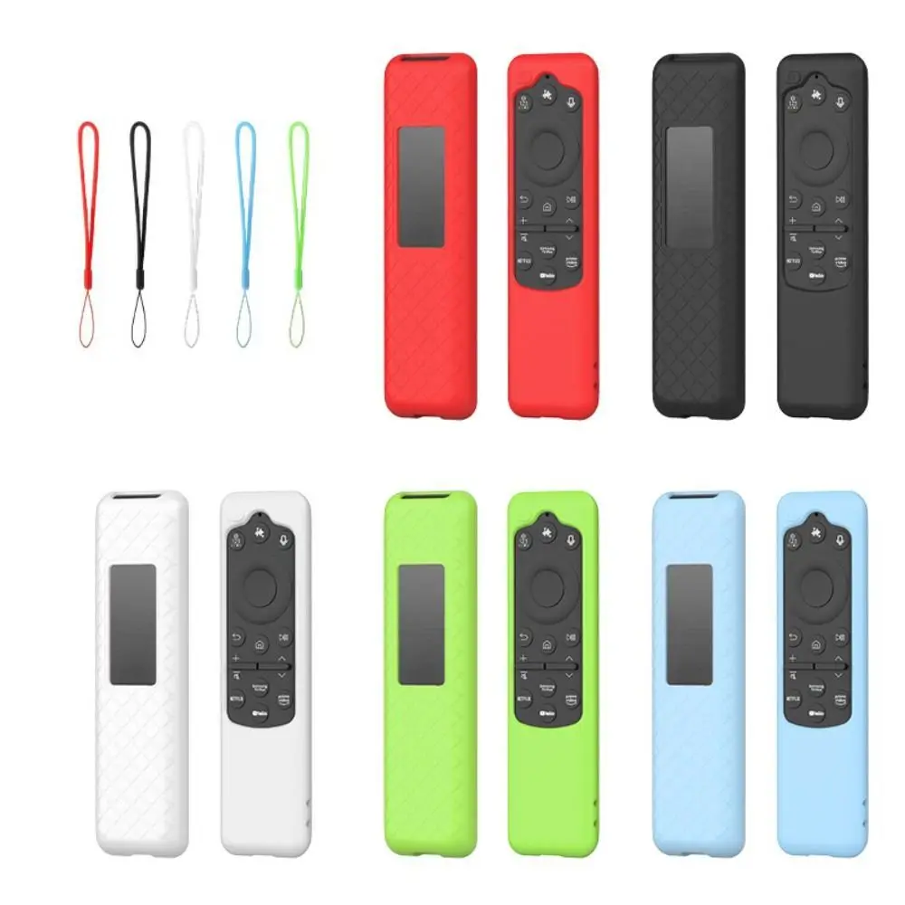 Silicone TV Remote Controller Protective Case with Lanyard