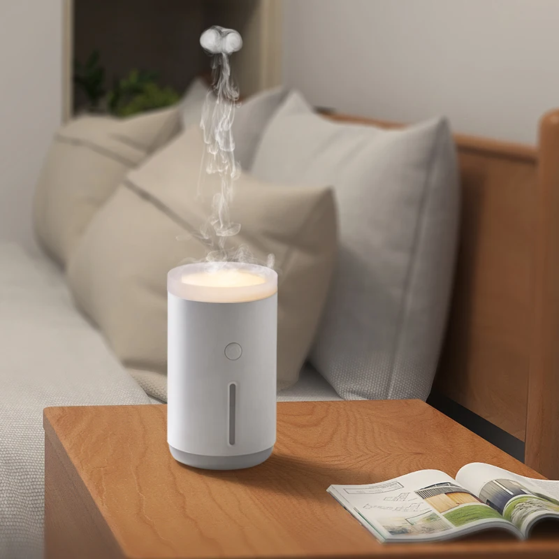 Dynamic Jellyfish Air Humidifier 350ml Essential Oil Diffuser Smoke Ring Quiet Home Office Humidifying Sprayer 5