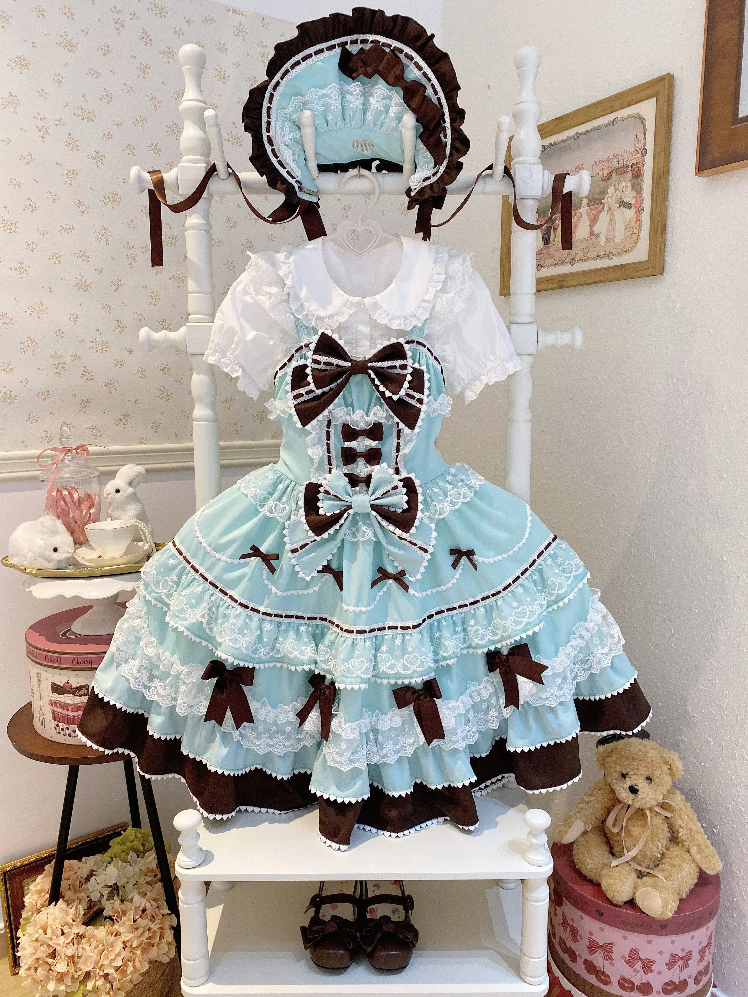 2000s Vintage Mini Dress Women Lace Retro Clothing Sleeveless Japanese Kawaii Lolita Dress Evening Party Chic Outfits Summer 6