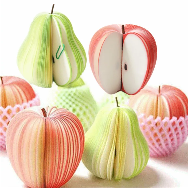 

Creative Apple Convenience Paper DIY Memo Paper Fruit Convenience Sticker