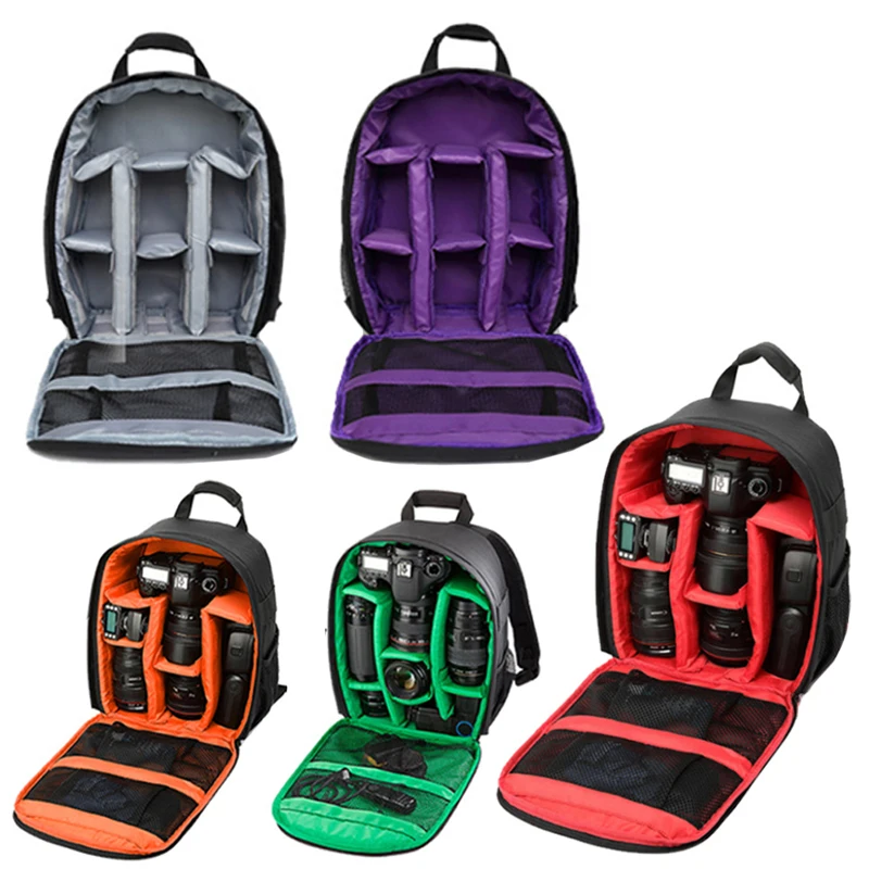 Mochila Aventura Para Fotógrafos: Bolso Impermeable De Hombro Para Cámaras Canon, Nikon Y Sony