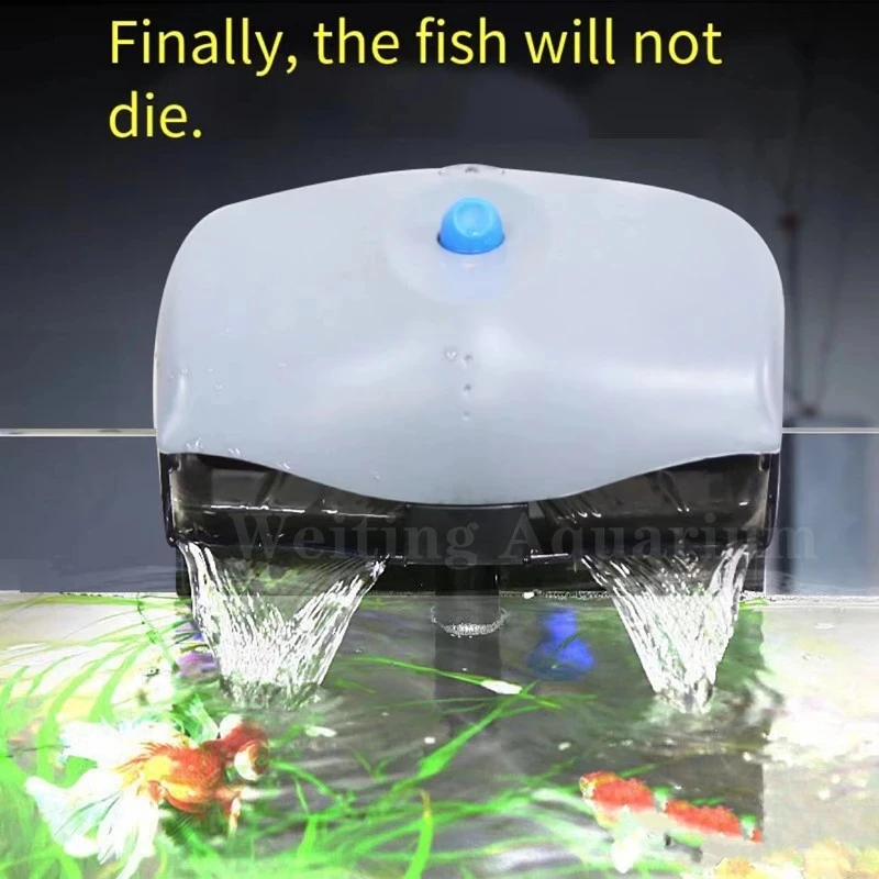 

Fish tank filter circulatory oxygenation external dual waterfall ultra-quiet wall-mounted water purification small fish tank acc