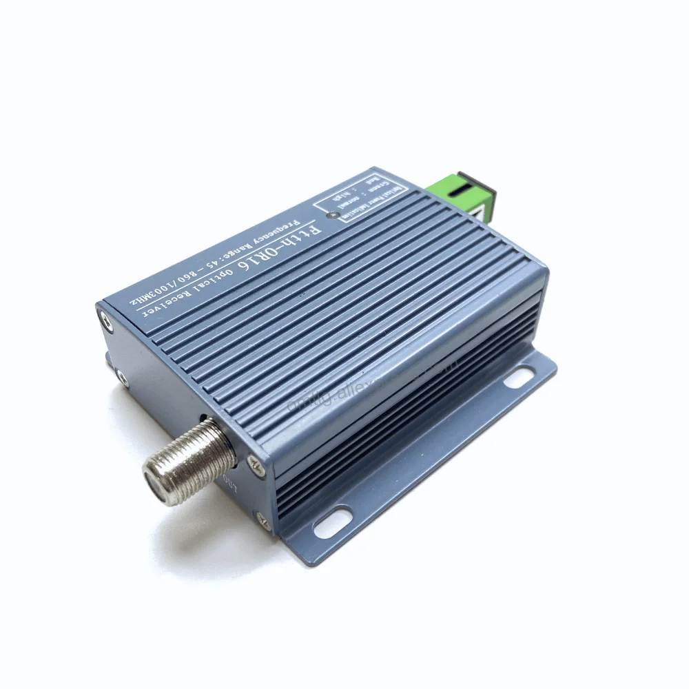 FTTH CATV Optical Receiver Fiber WDM Converter SC APC Duplex Connector Mini Mode with 1 Output RF Inch