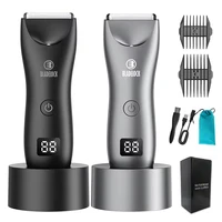 Intimate Pubic Hair Removal for Men Electric Groin Trimmer Male Shaver for Sensitive Areas Waterproof Safety Razor Body Hair 1