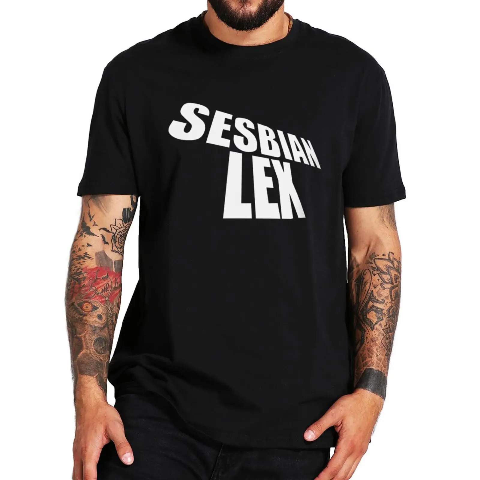 

Sesbian Lex T Shirt Funny Lesbian Slang Y2k Gift T-shirts 100% Cotton Soft Unisex O-neck Tee Tops EU Size