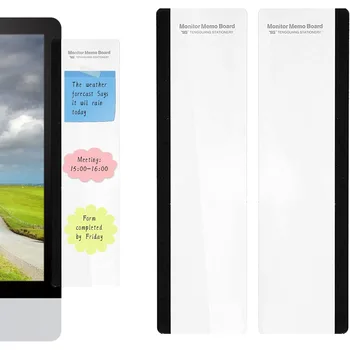 Monitor Memo Board – Sticky Note Clip for Computer Display, Desk Accessories 1