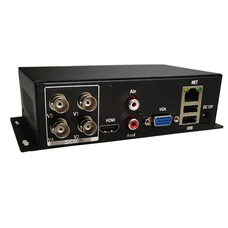 4CH AHD/CVI/CVBS Analog to IP Video Encoder Server-CCTV Coaxial Network Surveillance Converter