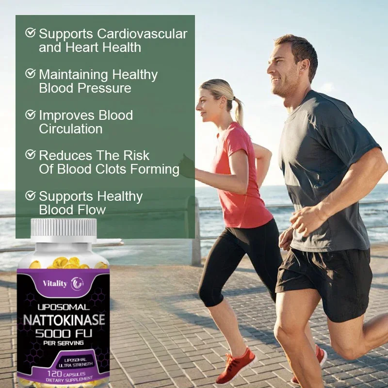 Vitality Nattokinase Blood Vessel Cleaning Capsules