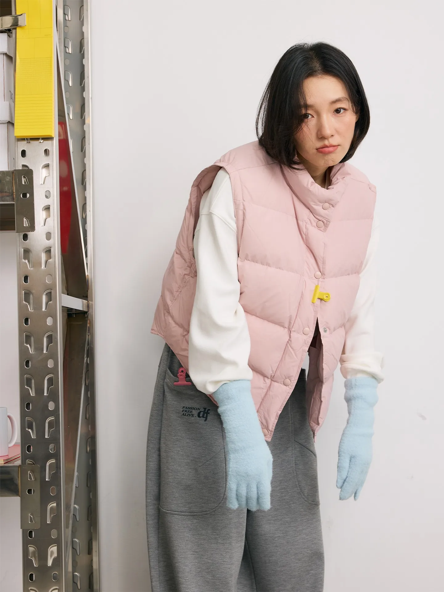 터치스크린 호환 긴 손목 보온 장갑 털이 부드러운 플러시 라이크라 니트 5손가락 두꺼운 겨울 장갑 여성용