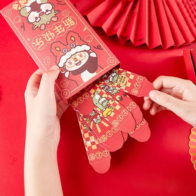 2024 Dragon Year Draw Lots Lucky Red Envelopes New Year Red Packet/