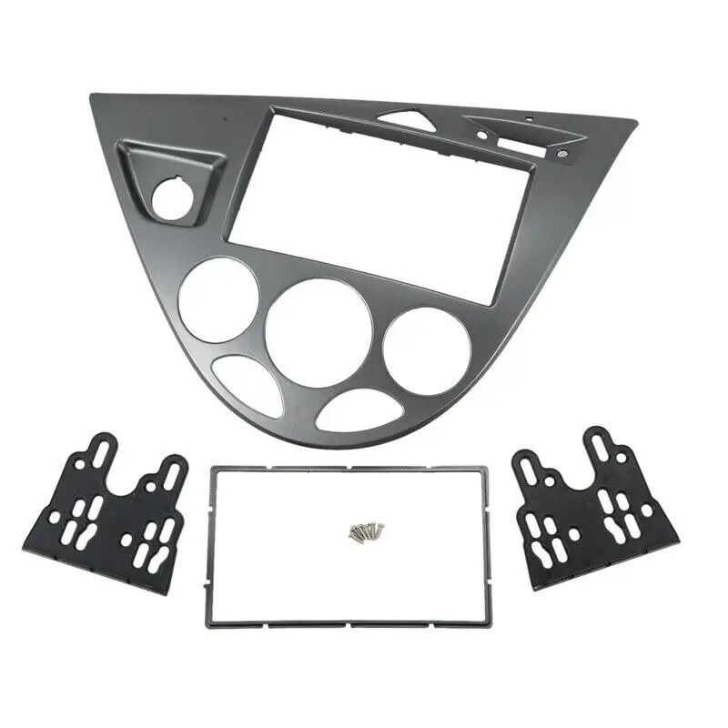 

2 Din Car Stereo Fascia Panel Frame DVD Panel Bezel Frame Installation Trim Kit Fit for Ford Focus /Fiesta