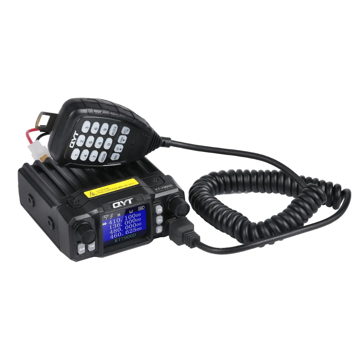 QYT KT-8900D Quad Band Car Mobile Radio 2 way radio Display Mini 25W Walkie talkie transceiver with Power Supply | Мобильные