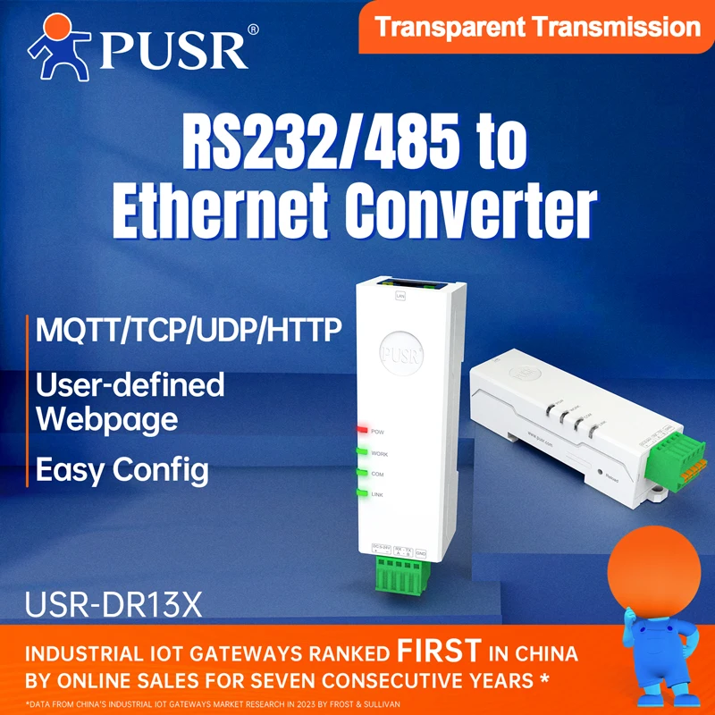 PUSR Ethernet Serial Gateway 1