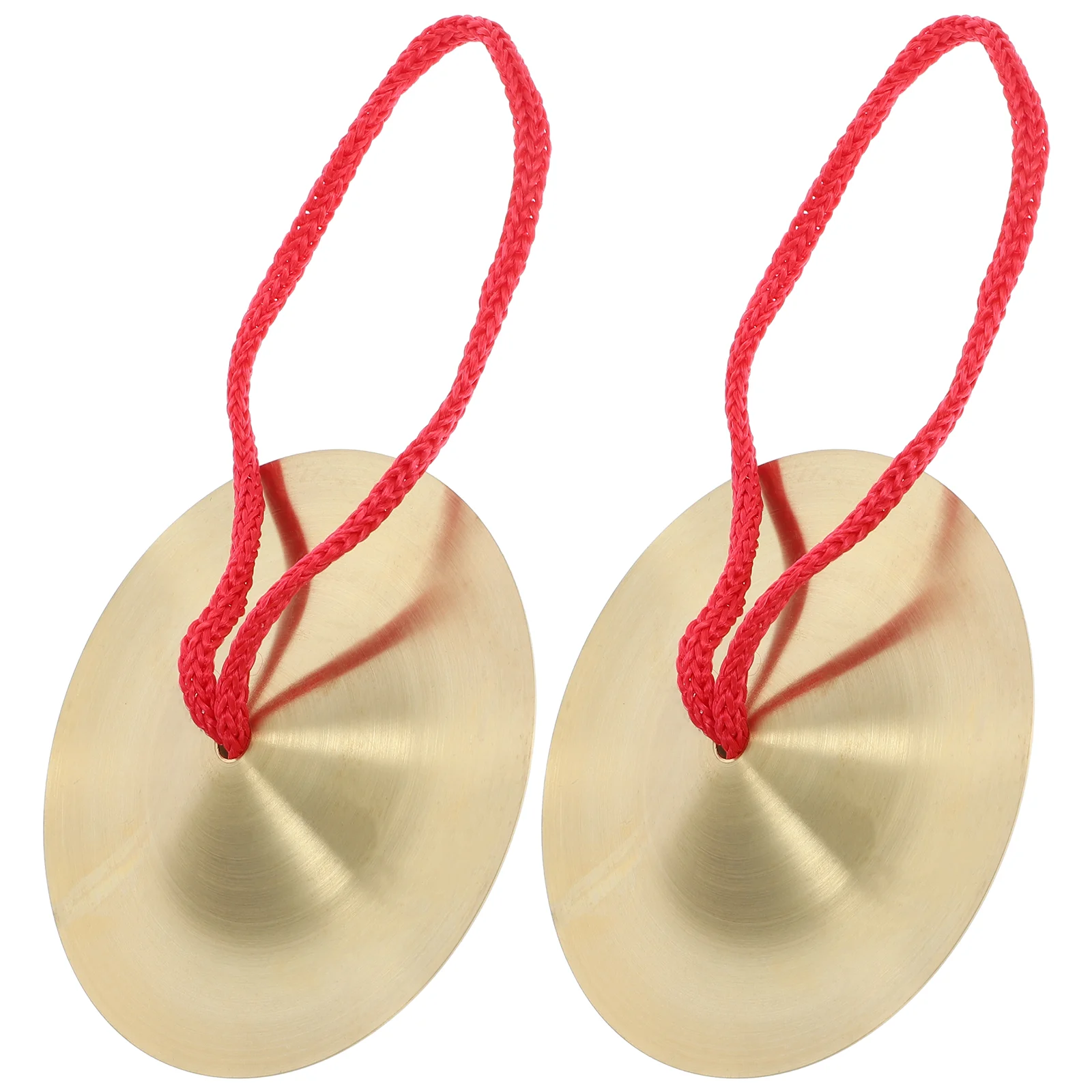 

1 Pair of Creative Finger Cymbals Alloy Cymbals Accessories for Children