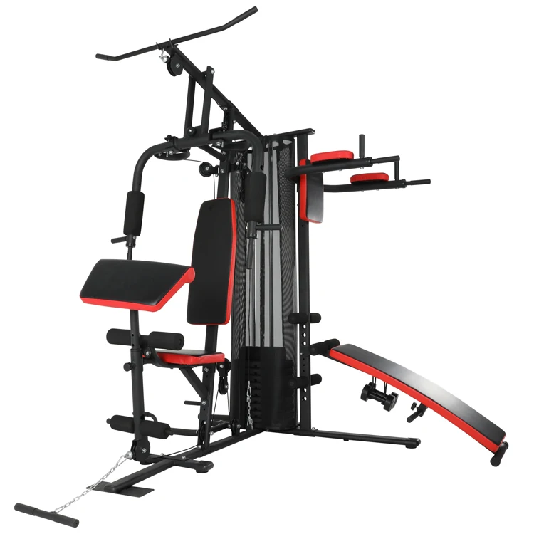 Vendita Calda Multifunzione Home Gym Attrezzature Per Il Fitness Tre Stazioni Home Gym Con Squat Smith Machine