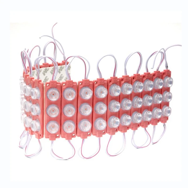 1.5w LED Module DC24V 3 led Injection Diffuse Reflection Side Lighting Module Source LED Sign Backlight Advertise Light