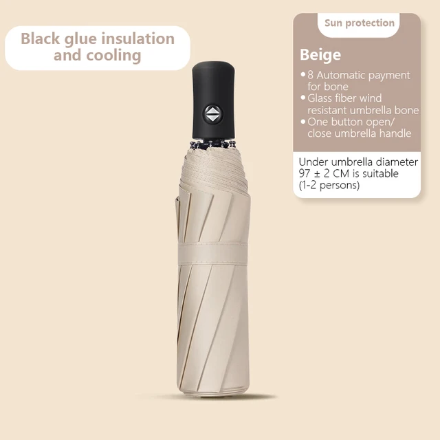 Eső Esernyő Teljesen Automatikus Parasol Szélálló Kétrétegű Hajtható Hordozható 2023 - Image 4