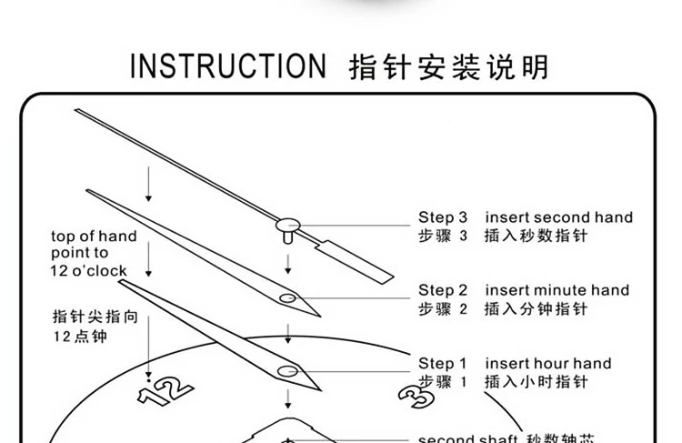 1 Set Professional Wall Clock Mechanism Clockwork Practical Quartz Wall Clock Movement Repair Parts Replacem Include Hands wall watch