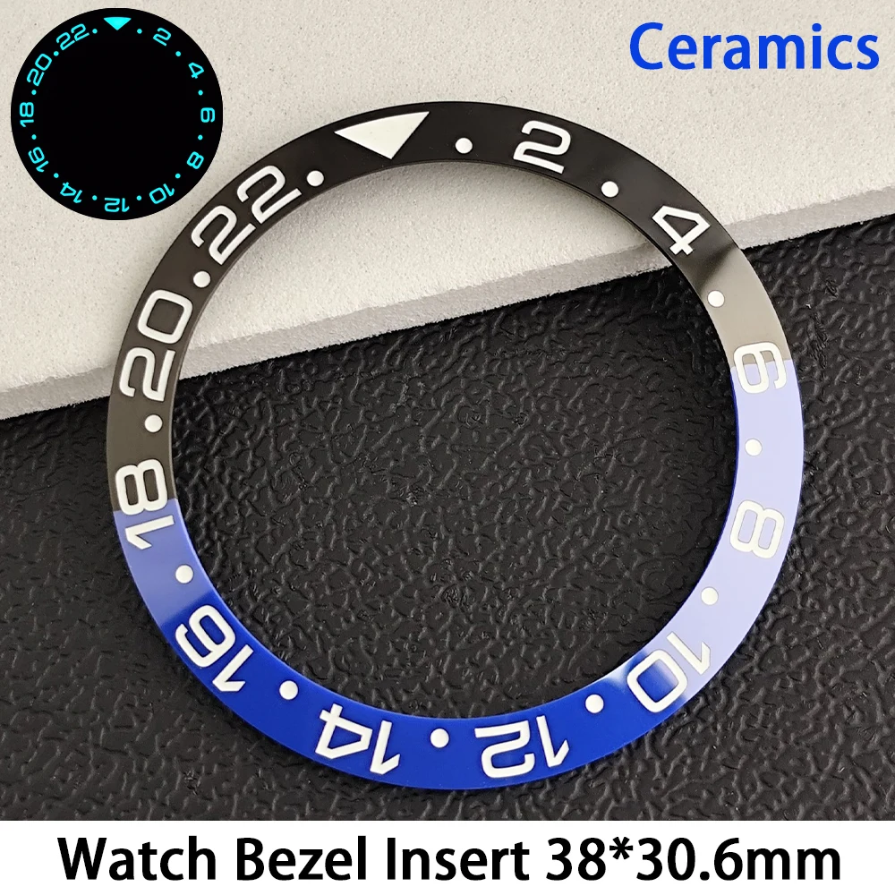 Premium 38mm Sloping Aluminum-Ceramic Bezel Insert