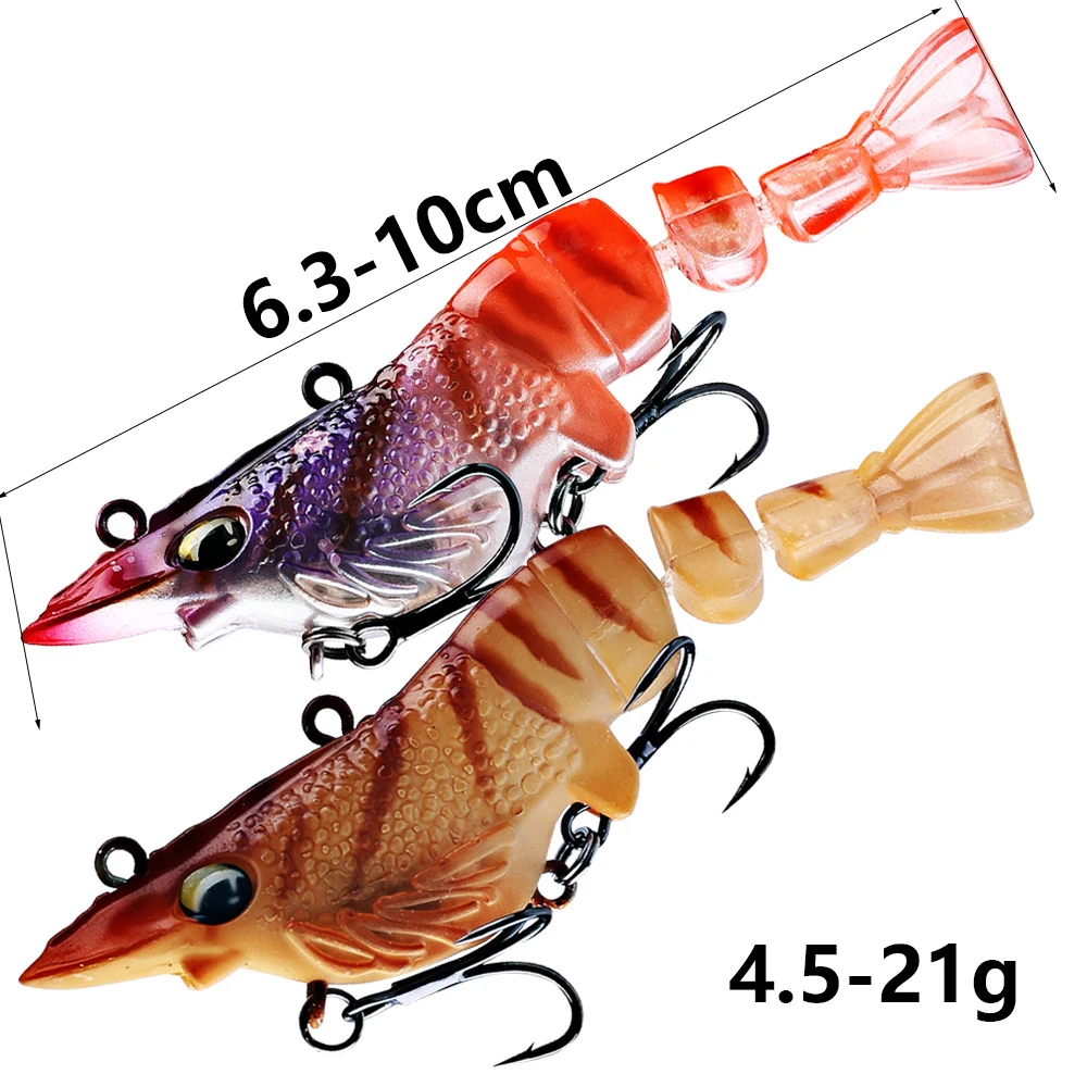 

New Lure Shrimp Multi-section Lure Simulation Fake Lure Lure Shrimp Swimbait Multi-Section Fish Bionic Fish Freshwater Lure Bait
