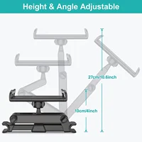 Universal Car Headrest Tablet Mount for IPads, and Cell Phones - Hands-Free Entertainment for Backseat Passengers - Image 3