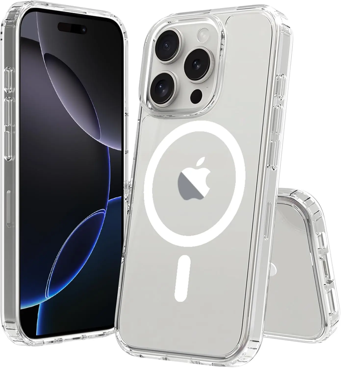 ตัวเลือกสินค้า เคสใส Magsafe ชาร์จไร้สาย iPhone 15/16/17
