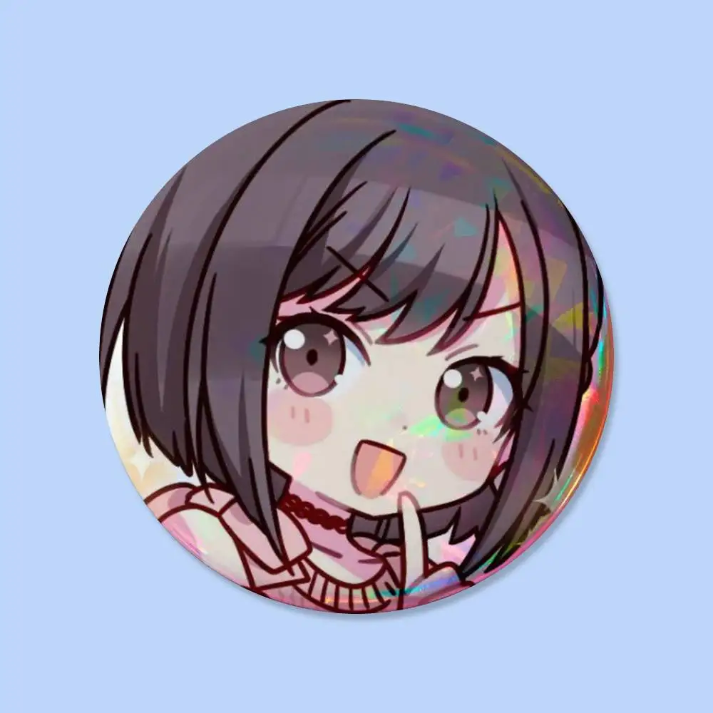 Anime Project SEKAI Shinonome Ena Abzeichen 25 32 44 75 mm Runde Cosplay-Pins Taschendekoration Fansammler Geschenke Brosche Souvenir – Detail 8