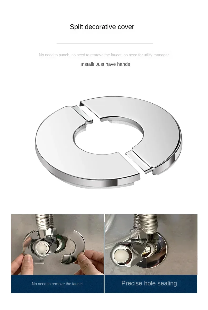 Faucet Decorative Cover Gas Pipe Air Conditioning Water Pipe Hole Wall Water Heater