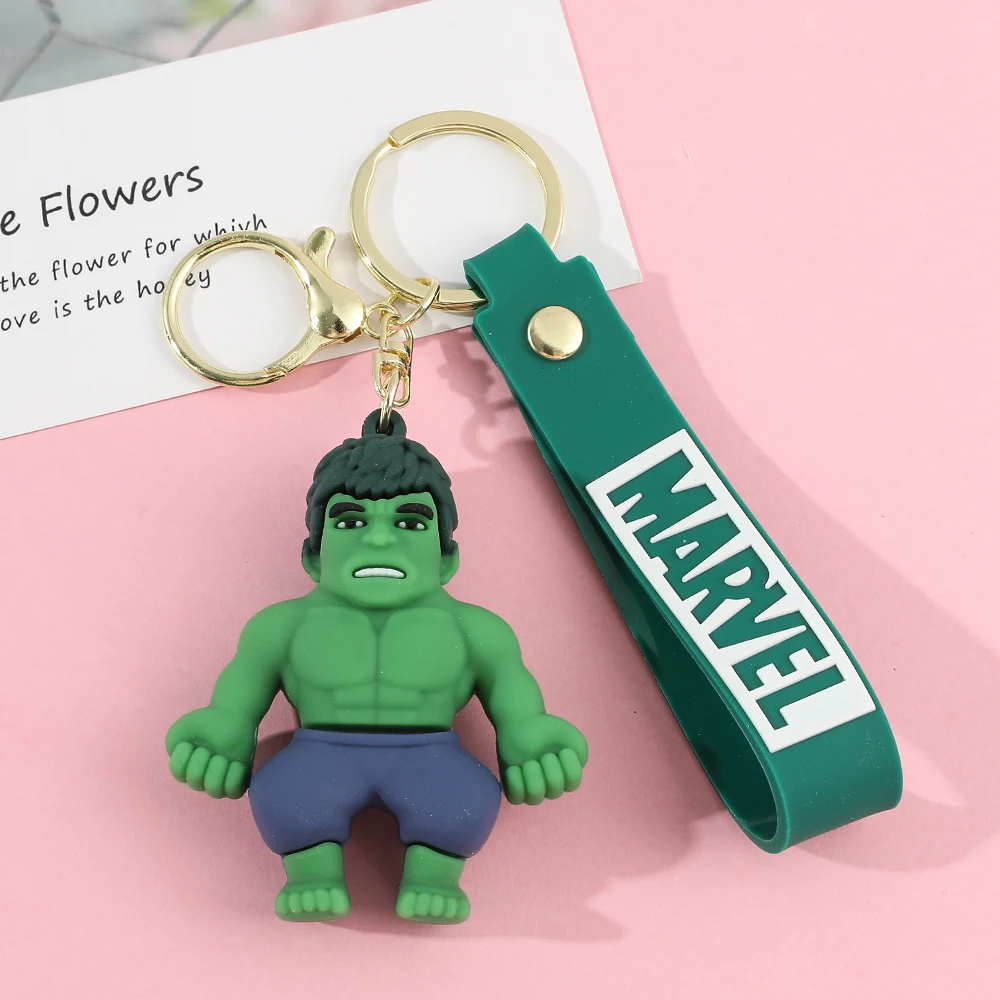 Portachiavi 3D Marvel, Mario, Thor, Hulk, Ironman, Superman, Misto Colori PVC