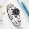 Fashion Women Watches Small Arabic Dial Steel Band Ladies Quartz Watch 2