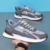Men's Casual Sports Shoes Hot Sale Of The Season New Style Fashionable Breathable Mesh Upper Large Size Slip-On Running Shoes Co